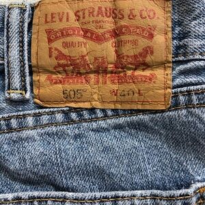 Levi's Men's Blue Jeans Shorts 505